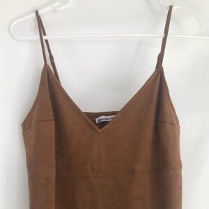 Abercrombie & Fitch - Brown Suede Cami